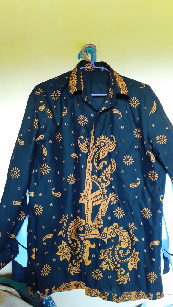 Kain Batik Solo (grounding) Motif Keris Warna Coklat