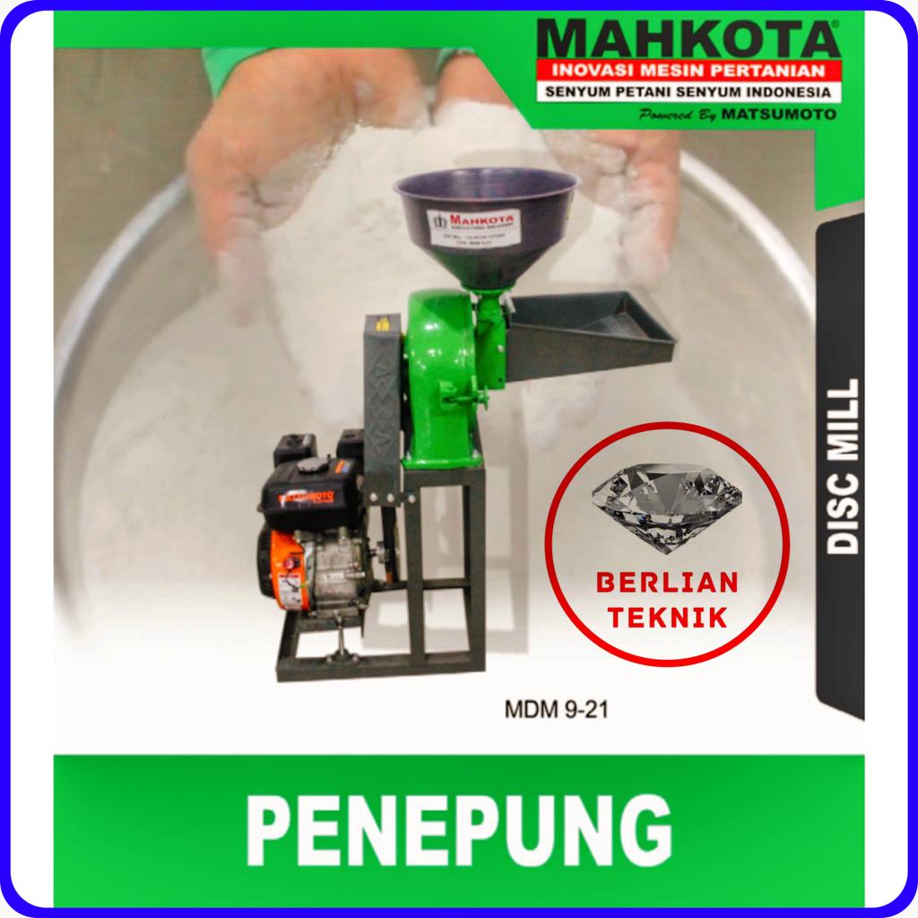 Gilingan Tepung Disk Mill Penepung Mahkota MDM 9-21