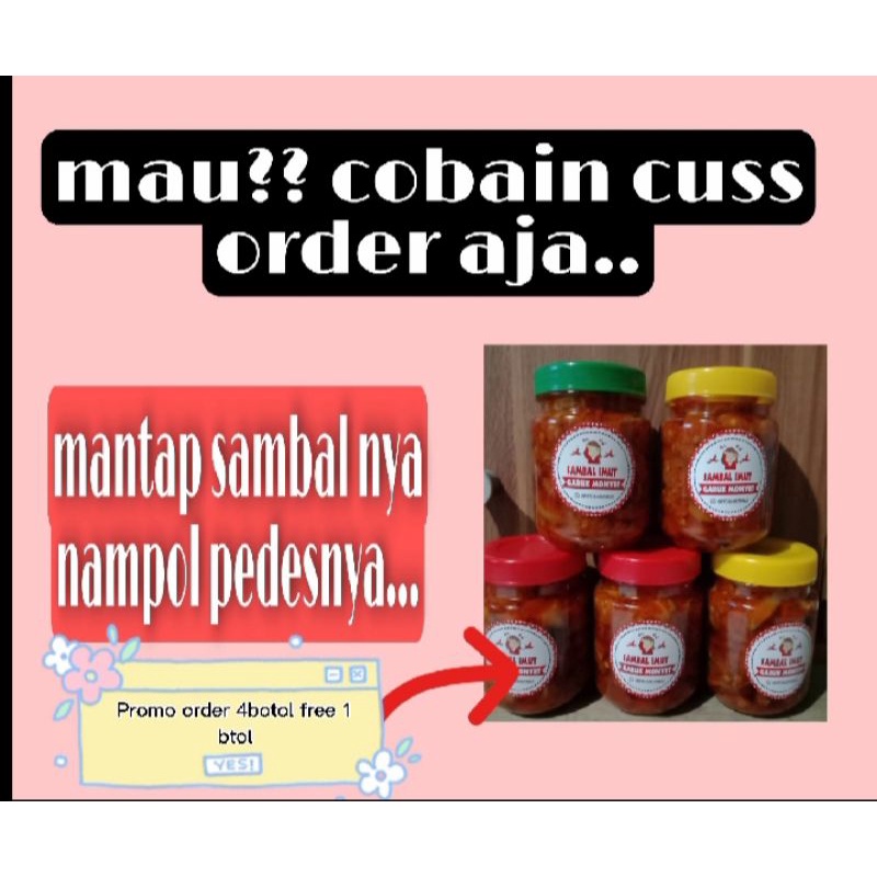 

PROMO SAMBAL IMUT GARUK MONYET/PEDESNYA NAMPOL BIKIN KETAGIHAN