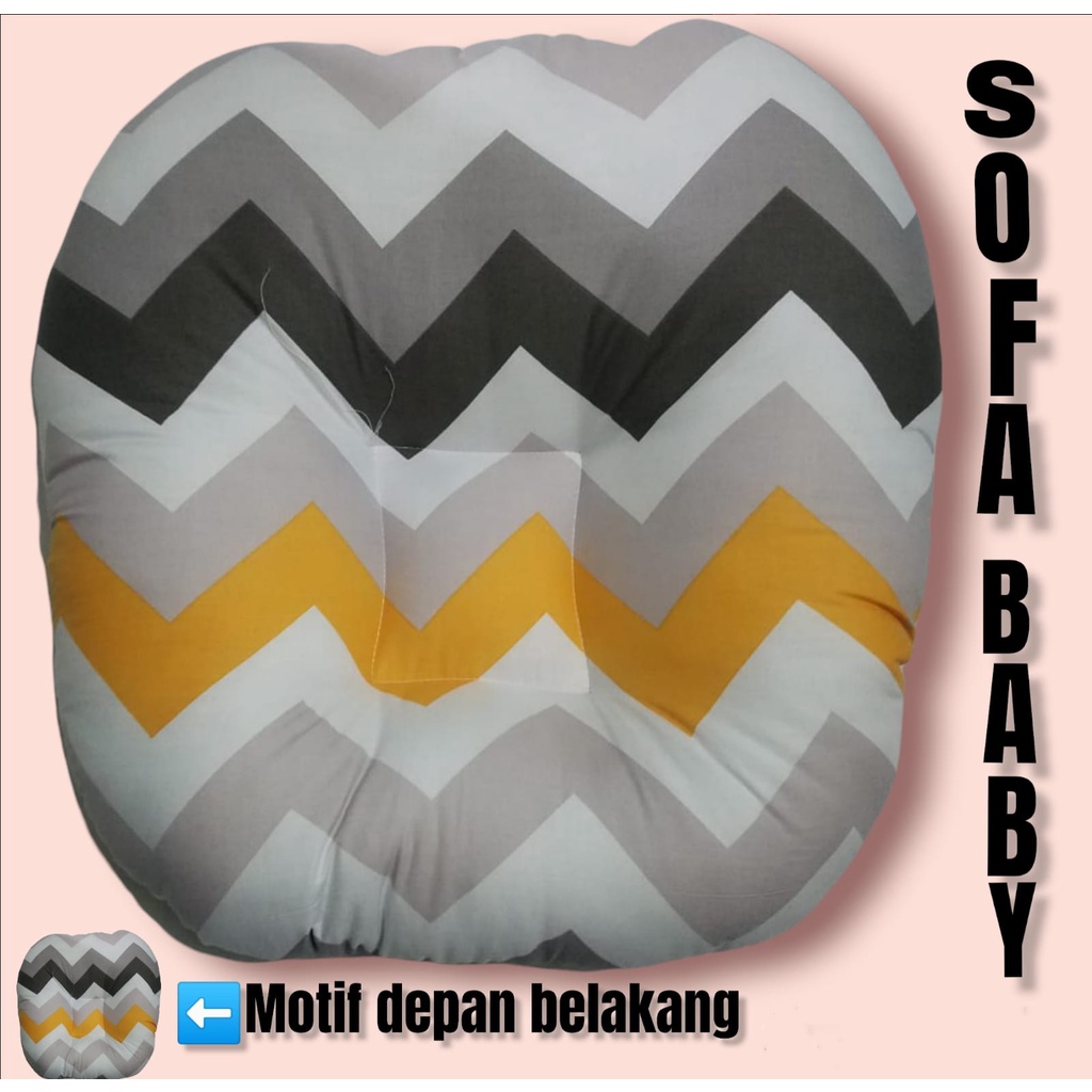 Sofa Bayi Jumbo Sofa Bayi Multifungsi Kasur Bayi atau Kursi Bayi Belajar Duduk Motif Karakter Lucu