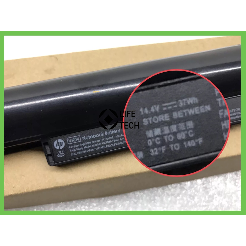 Baterai Laptop HP Sleekbook 14 VK04 VKO4 Pavilion 14 15 / HSTNN-YB4D HSTNN-DB4D