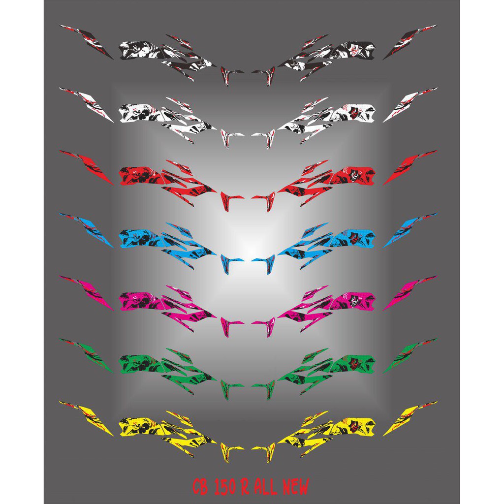 Striping cb 150r v3 - Stiker Decal cb 150R all new kabuki