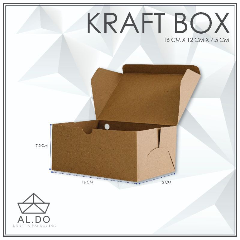 

KARTON KRAFT UKURAN 16 X 12 X 7.5 (NO PE)