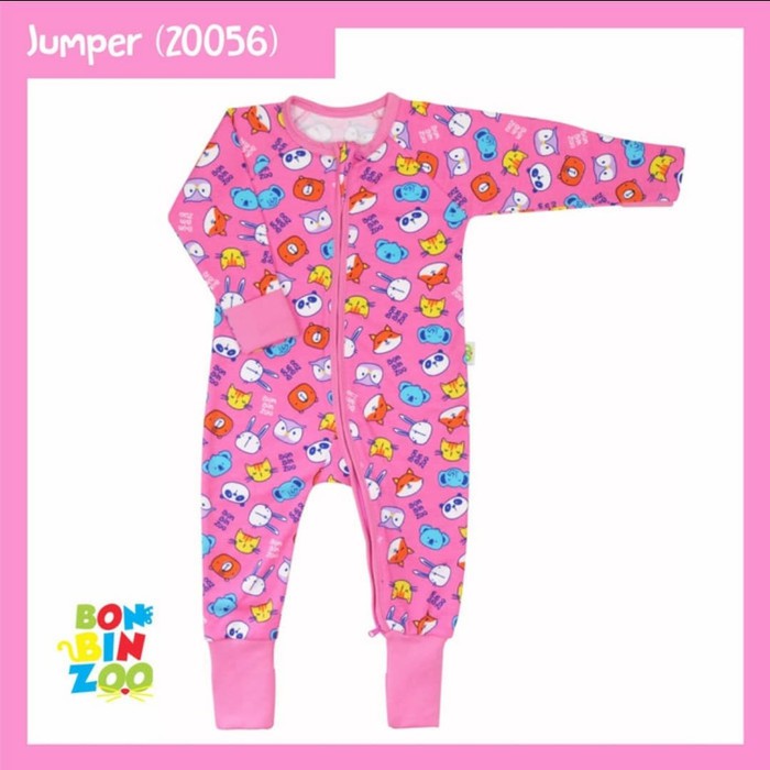 BONBINZOO Baby Sleepsuit Zipper Jumpsuit Baju Tidur Bayi