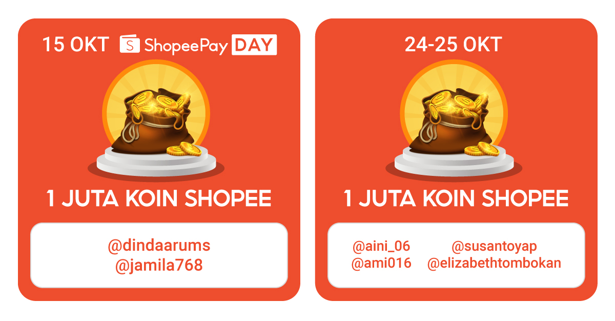 Pemenang Grand Prize Shopeepay Lucky Draw Isi Transfer Saldo