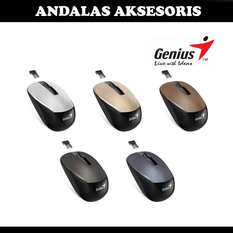 MOUSE WIRELESS GENIUS NX-7015 LAPTOP KOMPUTER OFFICE