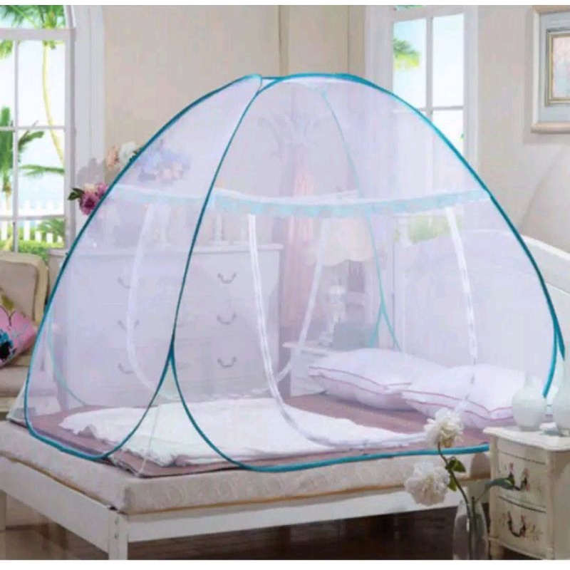 KELAMBU TENDA KELAMBU LIPAT KELAMBU NYAMUK_KELAMBU TIDUR JUMBO DAN ORIGINAL 200X200 CM PERLENGKAPAN KAMAR