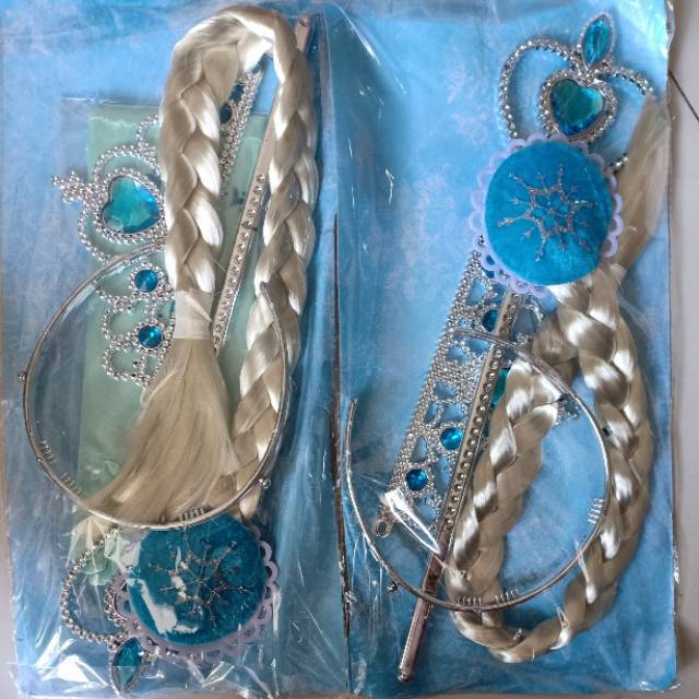 Sarung tangan bando elsa frozen rambut accesories tongkat Sarung tangan bando elsa frozen rambut accesories tongkat