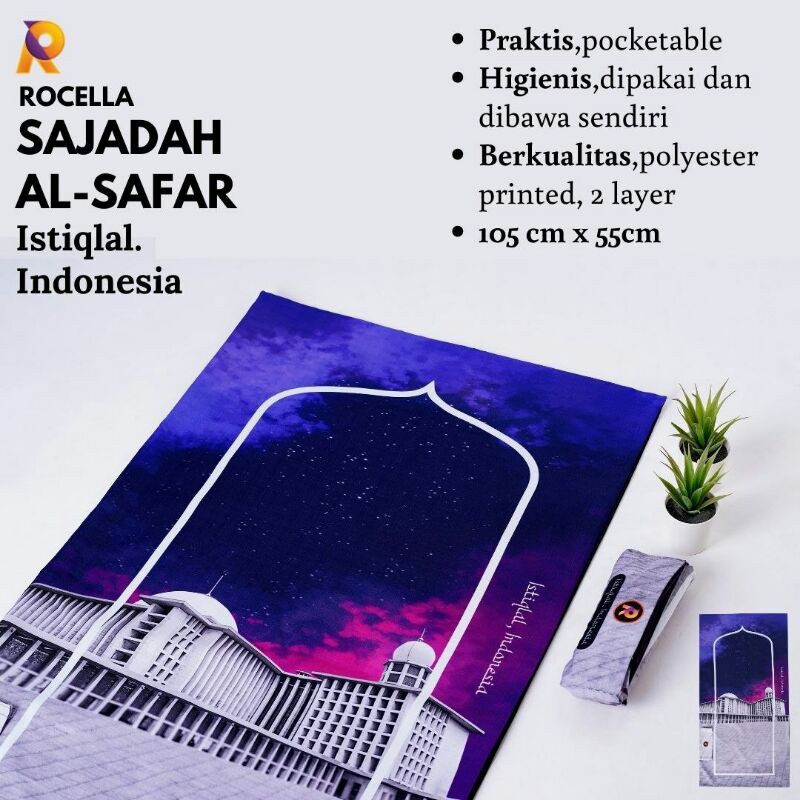 SAJADAH PREMIUM SAJADAH POCKET AL-SAFAR SAJADAH TRAVELING SAJADAH PRINTING SAJADAH LIPAT PRINTING