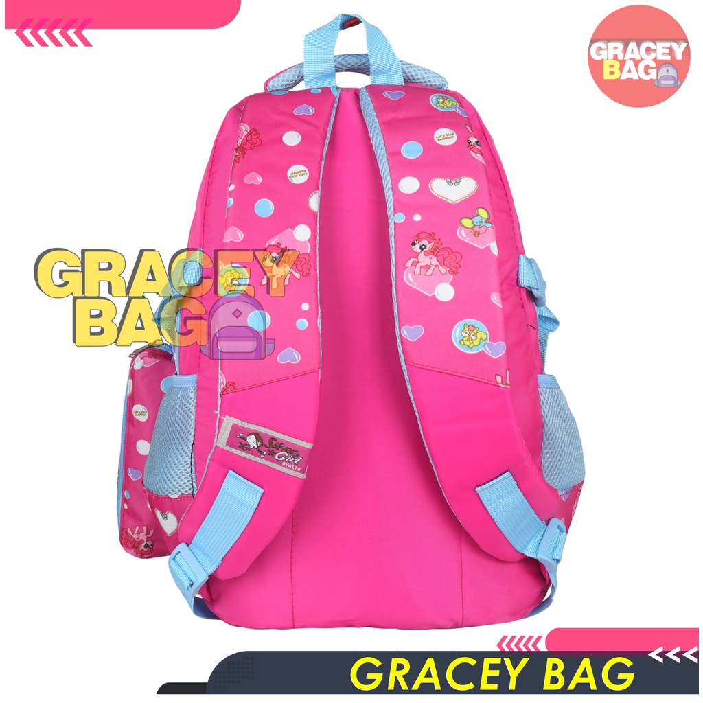 GB-70020S/70820S Tas Ransel Anak Perempuan / Remaja Silvergirl Motif Little Ponny