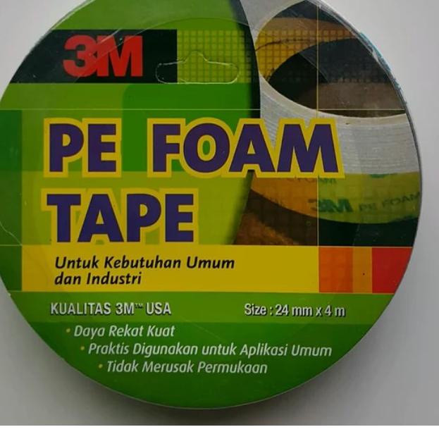 

Flash Sale ORGINAL DOUBLE TAPE BUSA 3M Pe Foam Tape 24mm x 4M ORIGINAL✓