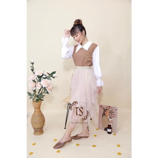 Baju Wanita TERMURAH Blouse Vintage 5248