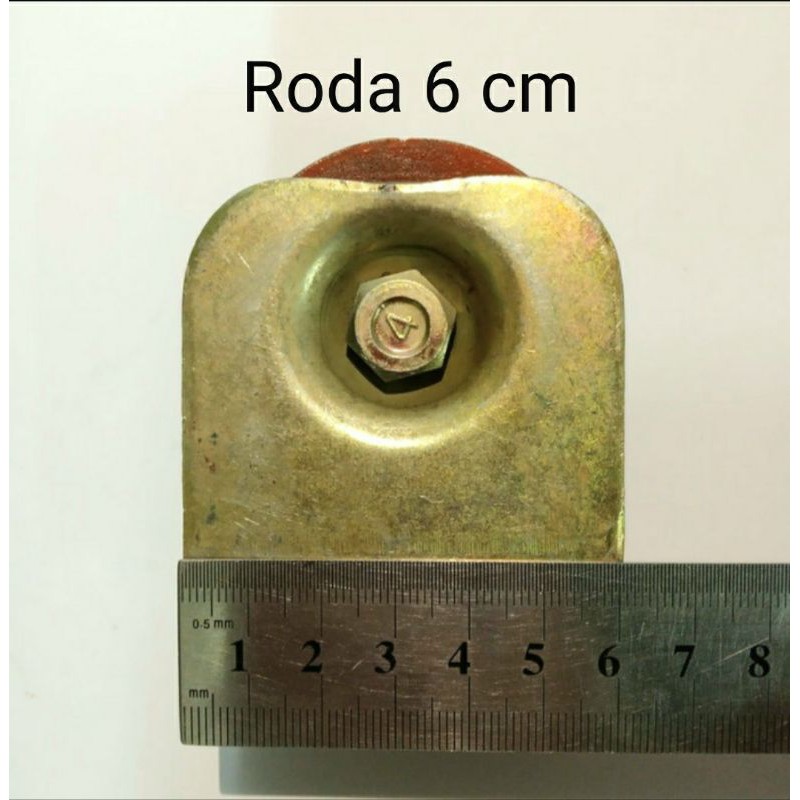 Roda pagar 6 cm besi cor model medan pleting Roda pagar/pintu gerbang berkualitas