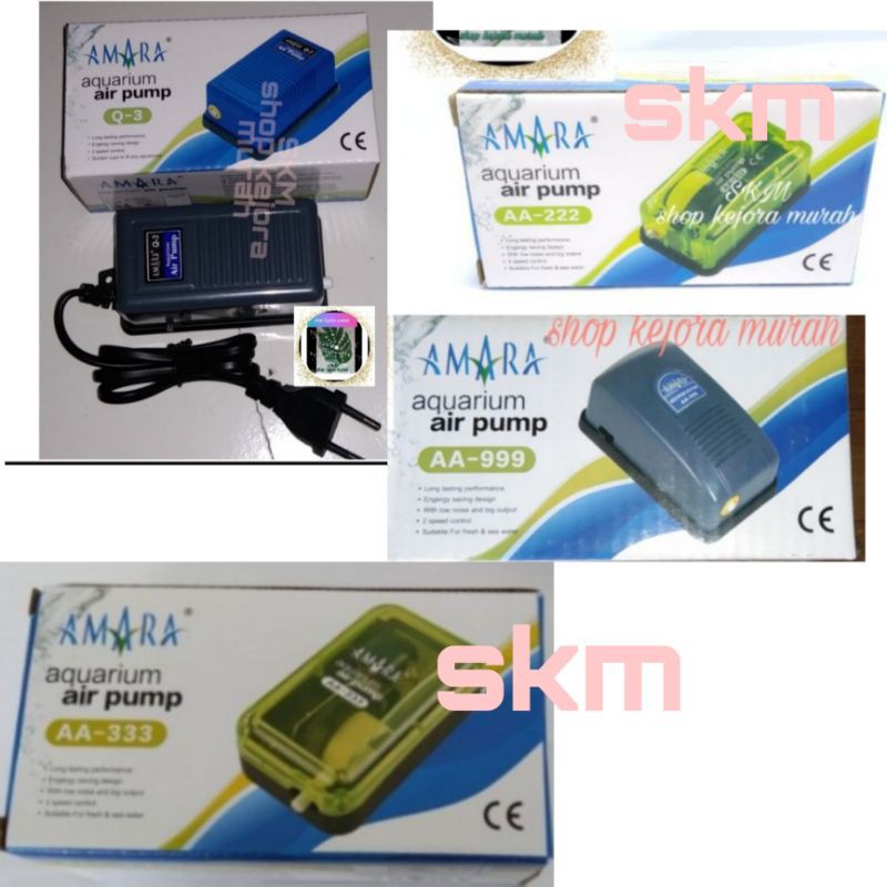 Amara 1 lubang Aerator Amara gelembung udara Amara air pump paket lengkap