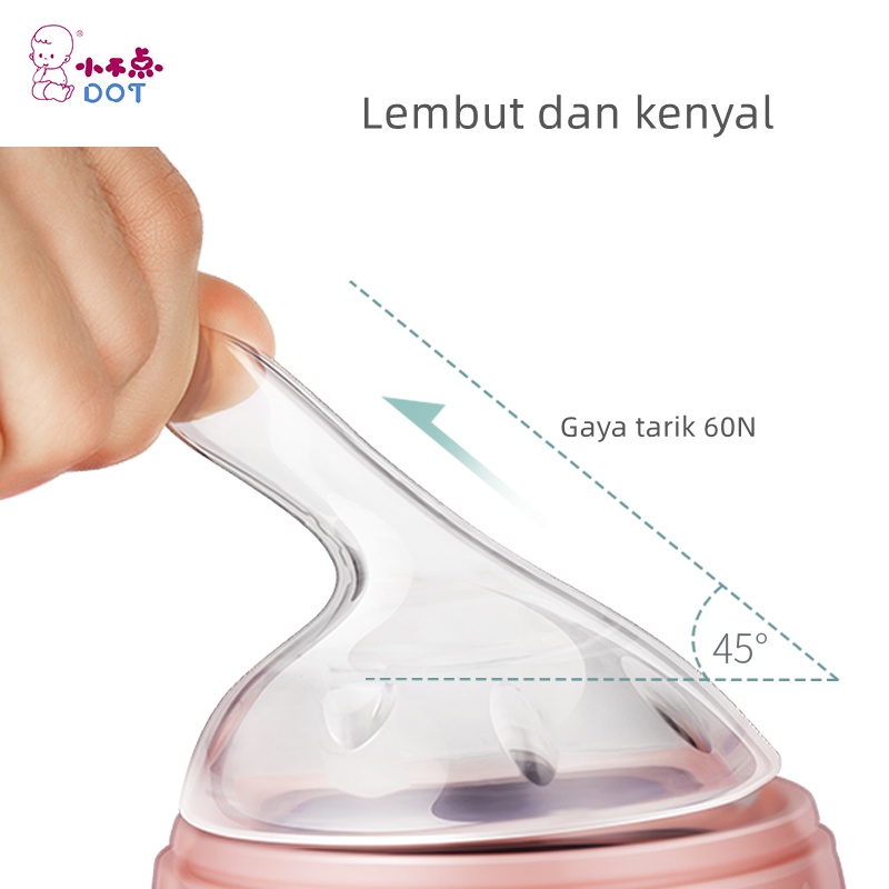 Botol Susu Bayi Newborn Piko Bello Botol Susu Silikon Wide Neck Silicone Baby Bottle BPA Free 150ml 180ml 250ml 300ml BB18