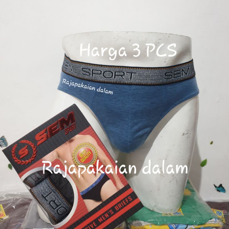 Celana dalam pria SEM 912 / Harga 3 PCS