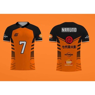  baju  naruto  anime full printing NARUTO  GAMING FREEFIRE 