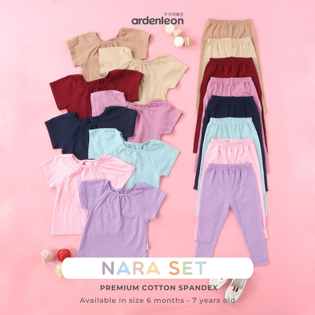 Ardenleon Girls Nara Set / Setelan Anak Cewek