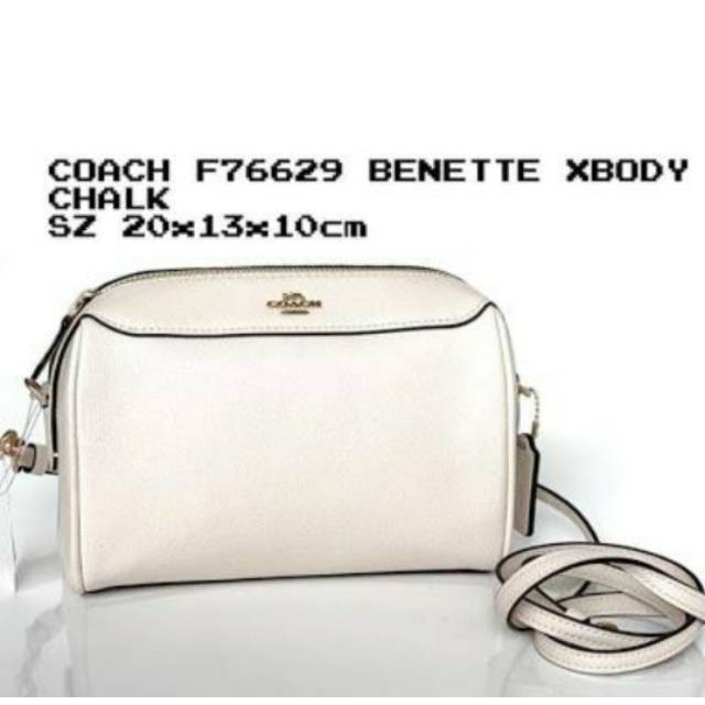 HARGA MURAH   Tas Coach F76629 mini Bennett crossbody  sz 19x13x10cm (2 warna)