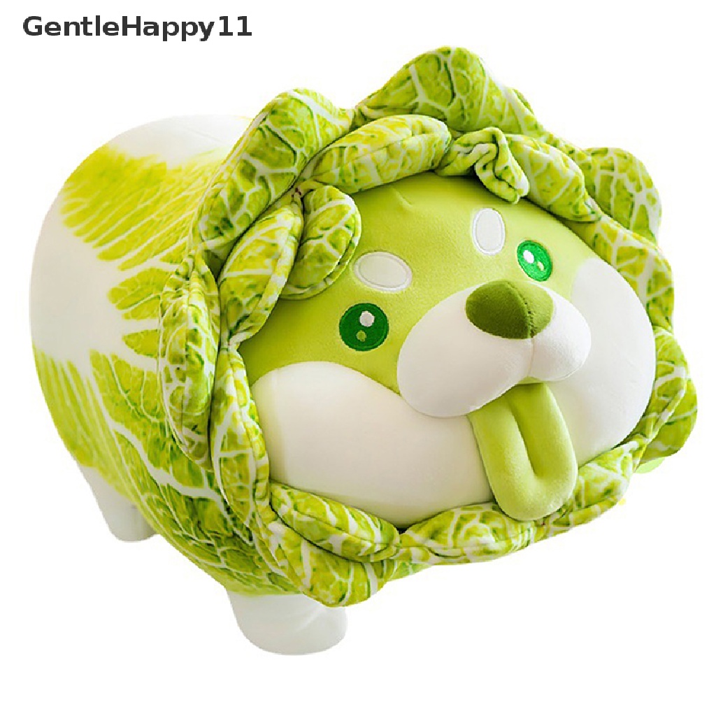 Gentlehappy Kubis Shiba Inu Anjing Lucu Peri Sayur Anime Mainan Mewah Boneka Berbulu