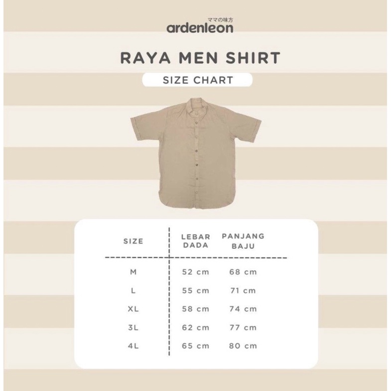 ARDENLEON Men Raya Shirt 2.0 Atasan Pria (M-4L)