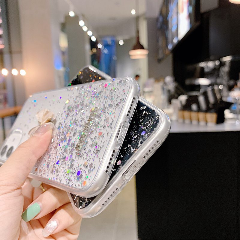 Glitter Casing Butterfly Soft Case VIVO S1 Pro V7 Plus Y71 Y19 V11 Pro Y93 Y91C Y91 Y95 Y50 Y30 Starry Sky
