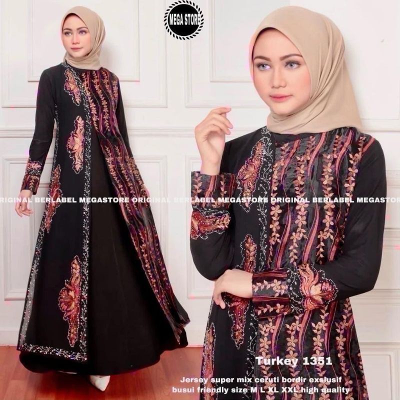 turkey 1351 Abaya dress gamis megastore
