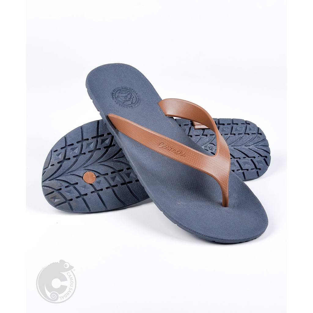  Sandal  Casual Pria Kulit Asli camou Murah  Jepit  Slide Flip 