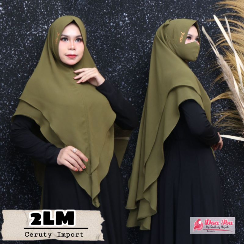 DOA IBU || Khimar syar'i dua layer by Doi
