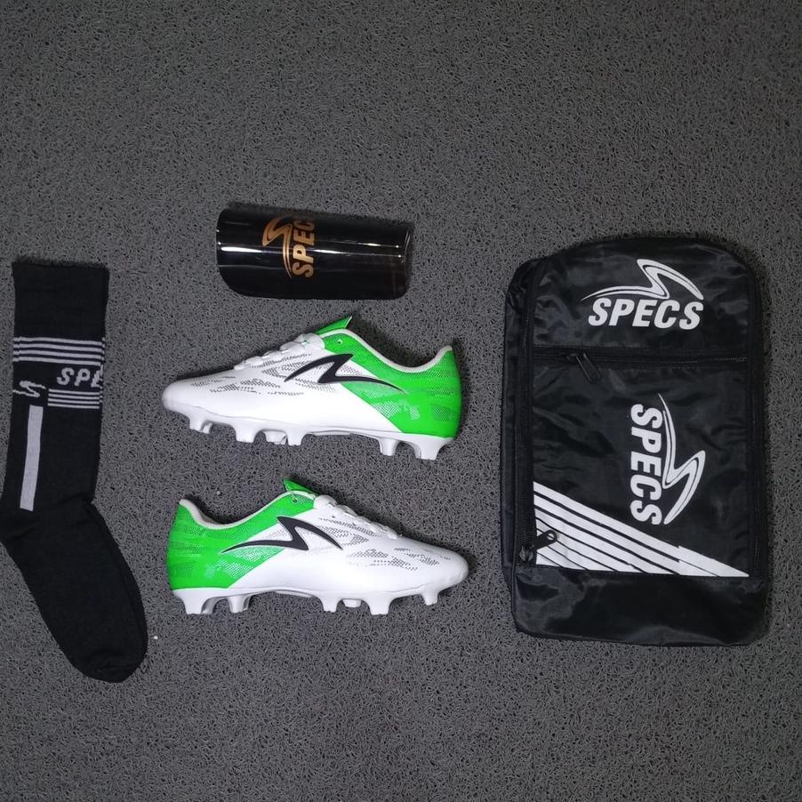 ✘ (PAKET KOMPLIT ) Sepatu bola anak junior specs spyder size 33 34 35 36 37 38 Specs Alpha Terbaru O