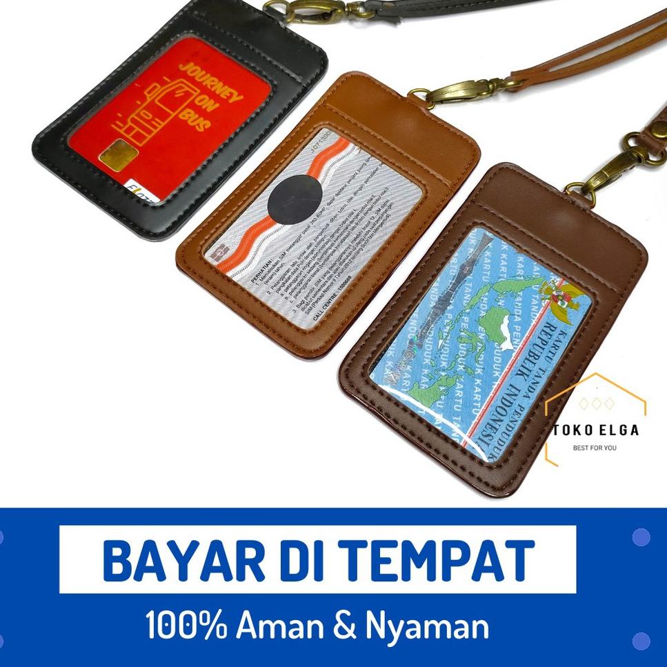 

Big Sale.. Id Card Kulit Name Tag Kulit Card Holder Termurah