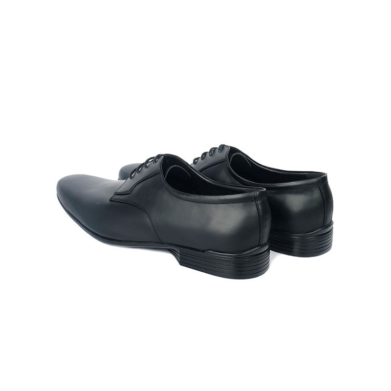 Sepatu Pantofel Pria - Winshor  - Derby Lington Black - 7801