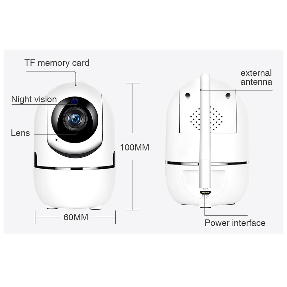 Wireless IP Camera Y4C-ZA - 1080 FHD WiFi Cloud Camera Auto Tracking