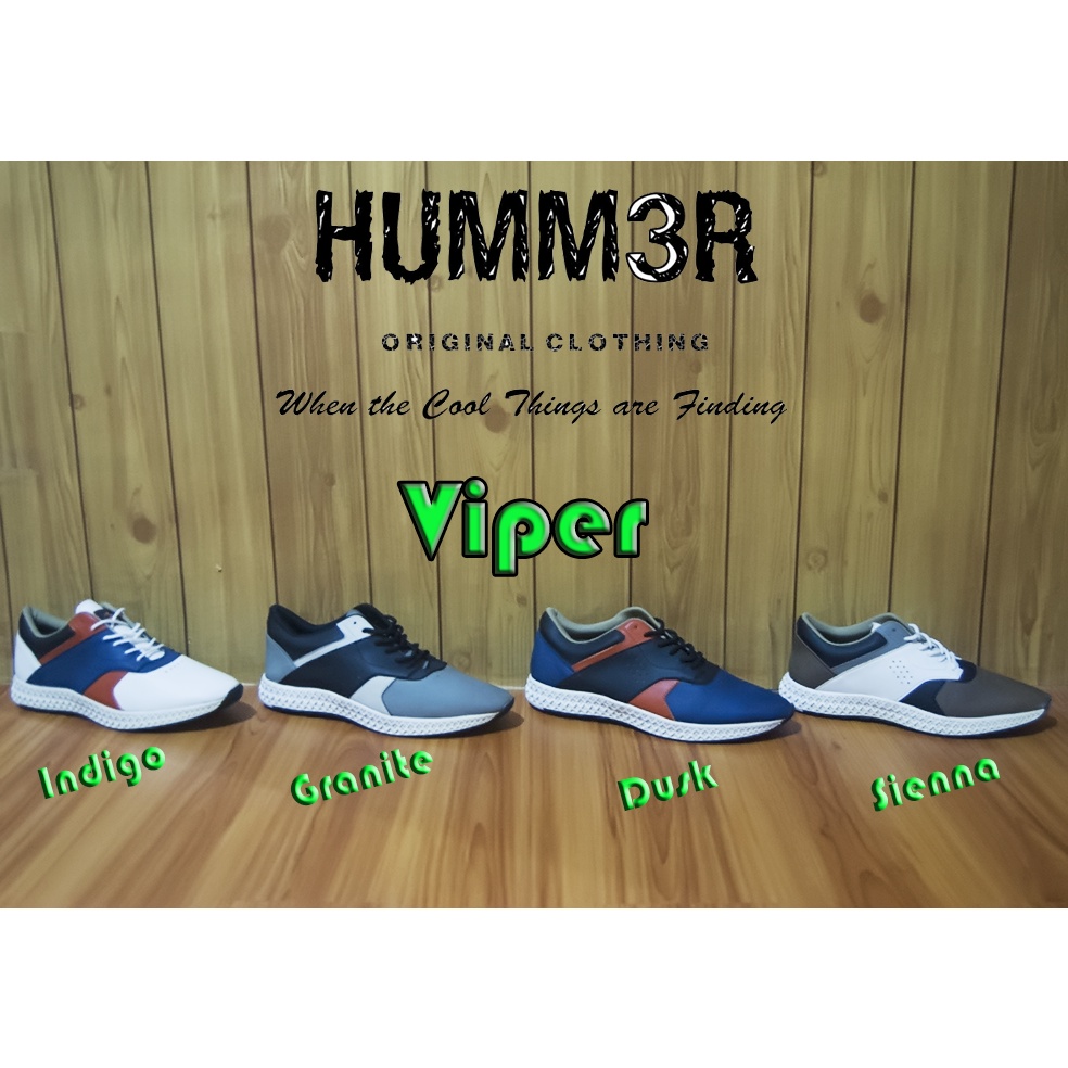 Sepatu Sneakers Jumbo Pria Olahraga Ukuran Besar Big Size 44 45 46 47 48 49 50 51 52 Humm3r Viper Ru