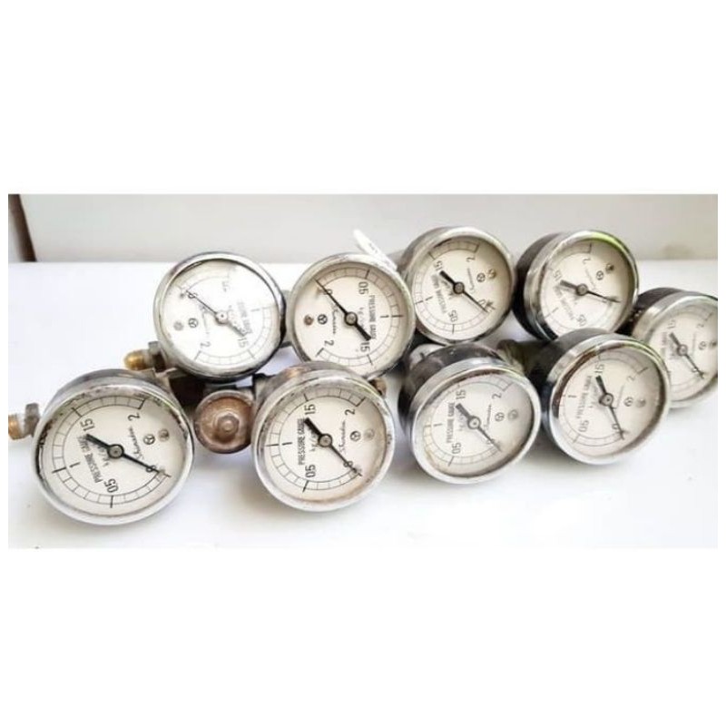 Shimadsu japan analog pressure gauge Max 2 kg/cm2