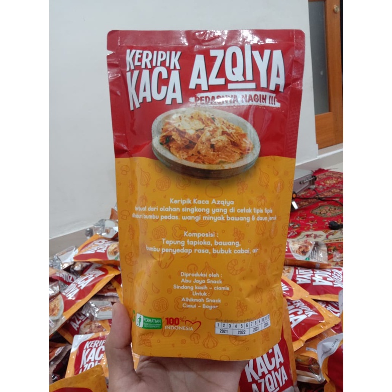 

Keripik Kaca Pedas Beledag Jajanan Zaman Now 125 Gram Cemilan varian rasa pedas nampol - AzQiya