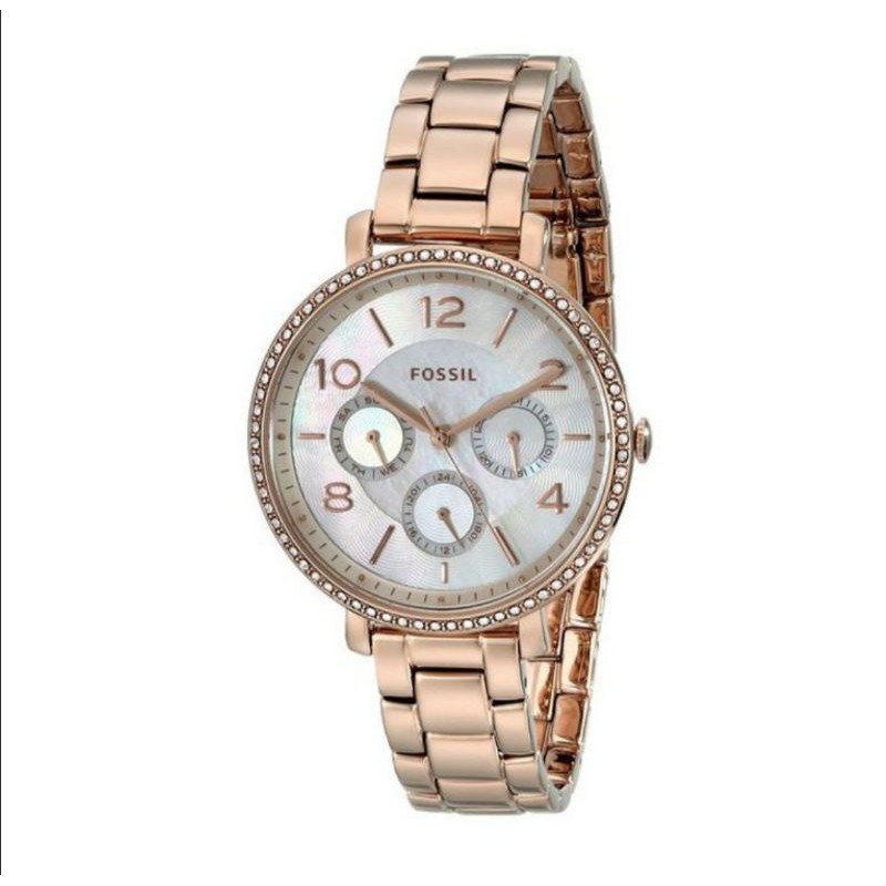 Jam Tangan Fossil ES3757 Wanita RoseGold Original