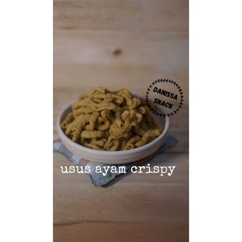 

Usus Ayam Crispy 250 gr FREE BUBBLE WRAP/KARDUS
