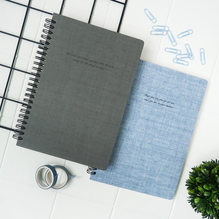 

Nikmati Buku Tulis Note Book Agenda B5-A5 - Quotes From A Poet Spiral Ruled Hemat
