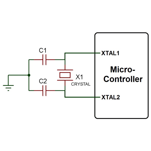 [HAEBOT] Crystal 16 Mhz Quartz Xtal Oscillator Detak HC-49s Kristal Mikrokontroller AVR PLC  Elektronik DIP 16Mhz 16000 hz