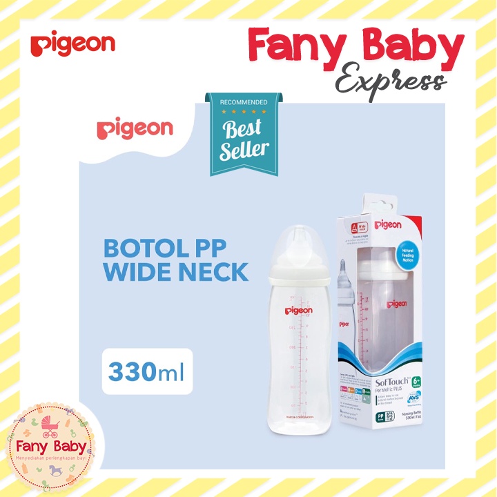 PIGEON BOTOL SUSU PP WIDE NECK 330ML