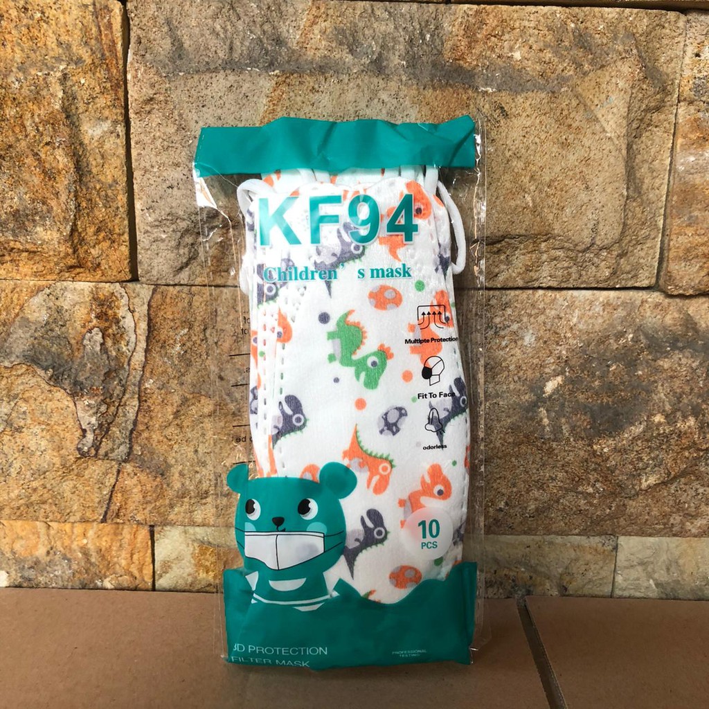 Masker Korea KF94 Anak Motif - isi 10