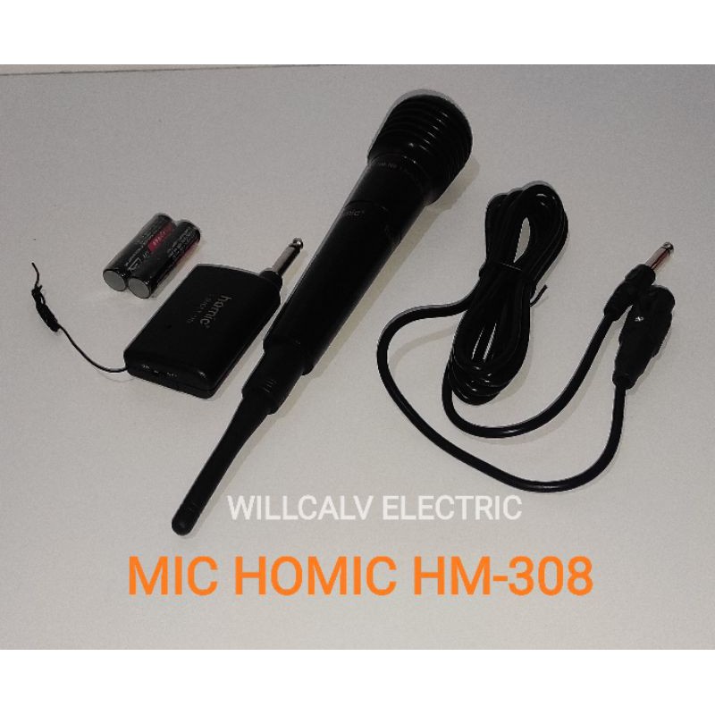 MIC HOMIC HM-308 , MIC WIRELESS 1 MIC HOMIC HM 308