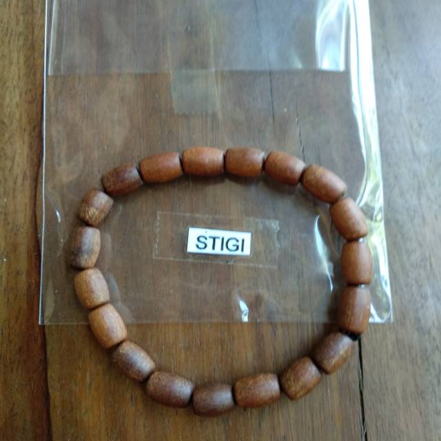 Gelang kayu galih stigi Wulung tabung