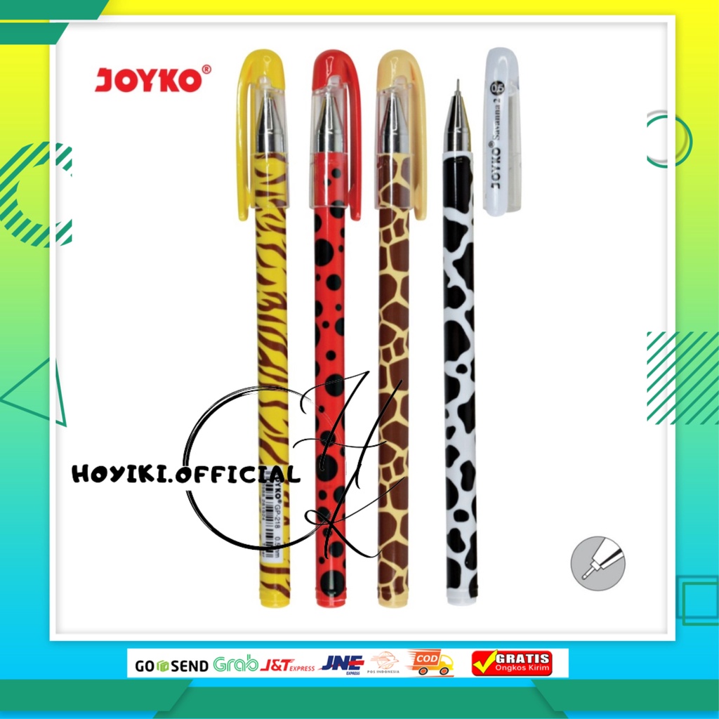 

JOYKO Gel Pen / Pulpen / Pena Joyko GP-218 / Savanna 2 / 0.5 mm