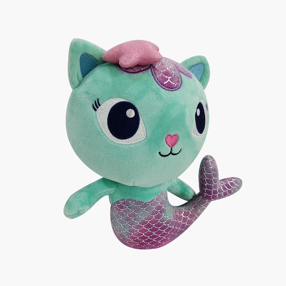 Gabby's Dollhouse Plush Toy Mermaid Cat Stuffed Doll Kids Girls Accompany Gift