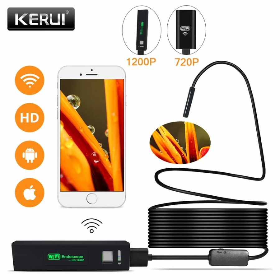 KAMERA MINI TERSEMBUNYI CAMERA PENGINTAI KECIL ENDOSCOPE ANDROID CCTV MINI WIFI OUTDOOR SPY CAM JS24