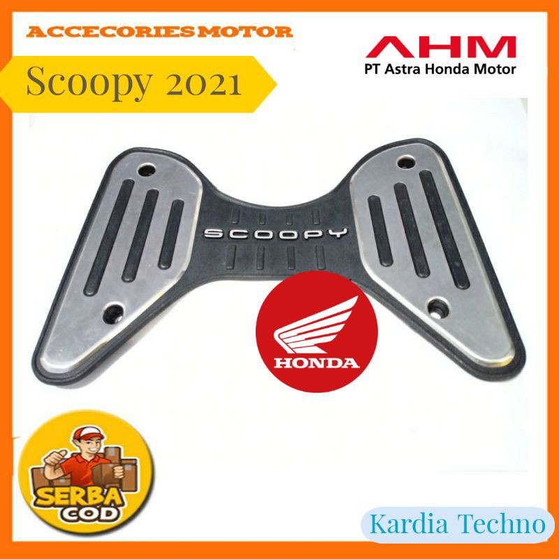 Karpet Alas Scoopy 2021 STYLiSH Original AHM Honda untuk Motor Scoopy 2021 Karpet Scoopy 2021 Honda