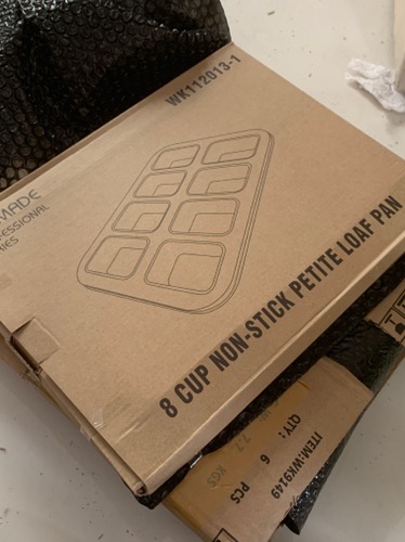 Cetakan Kue Chefmade 8 Cup Petite Loaf Pan Non-stick