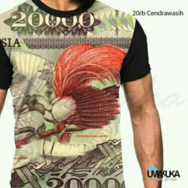 kaos 3D 20RB CENDRAWASIH